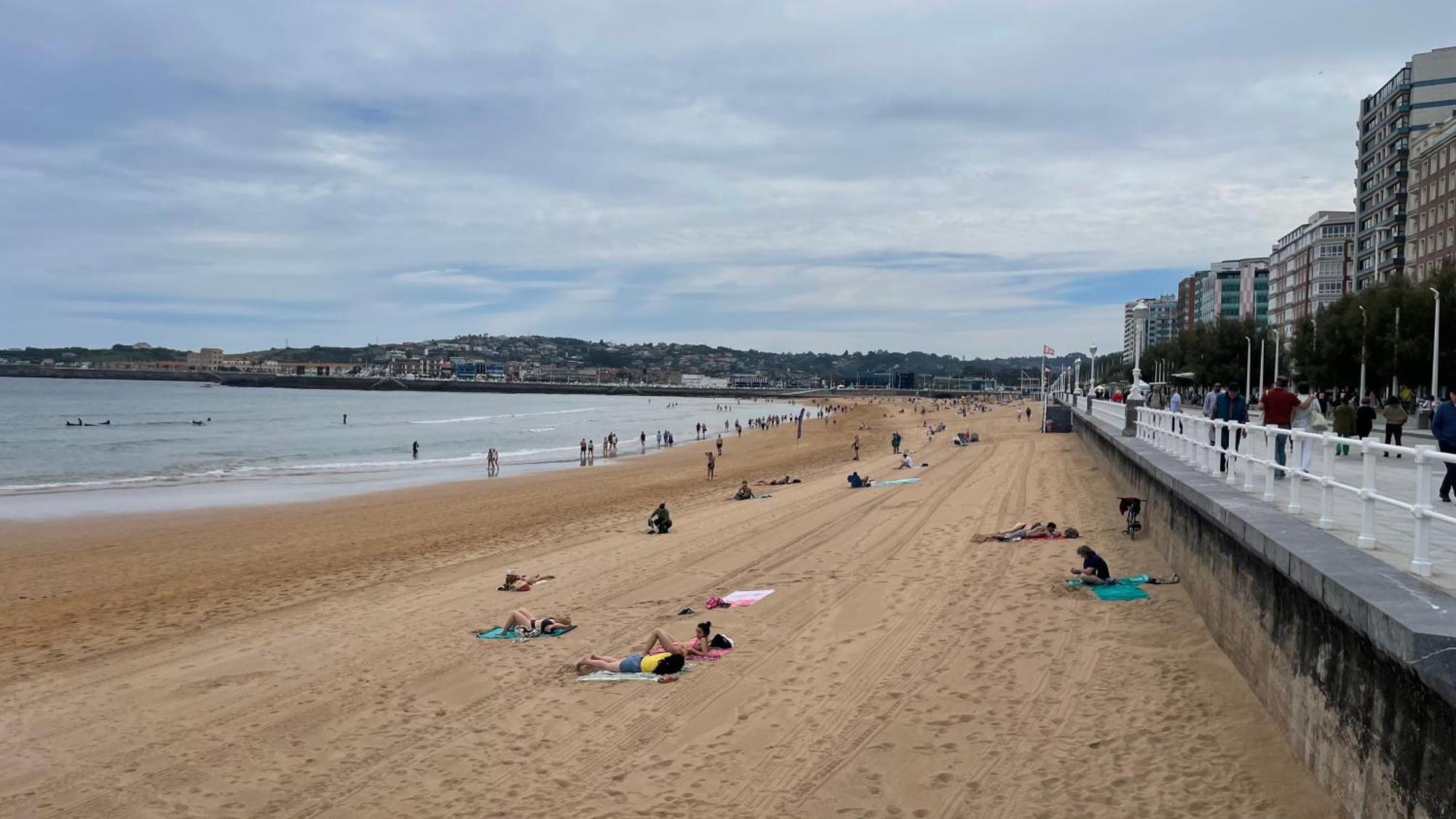 Apartamento Playa De Gijón Eksteriør bilde