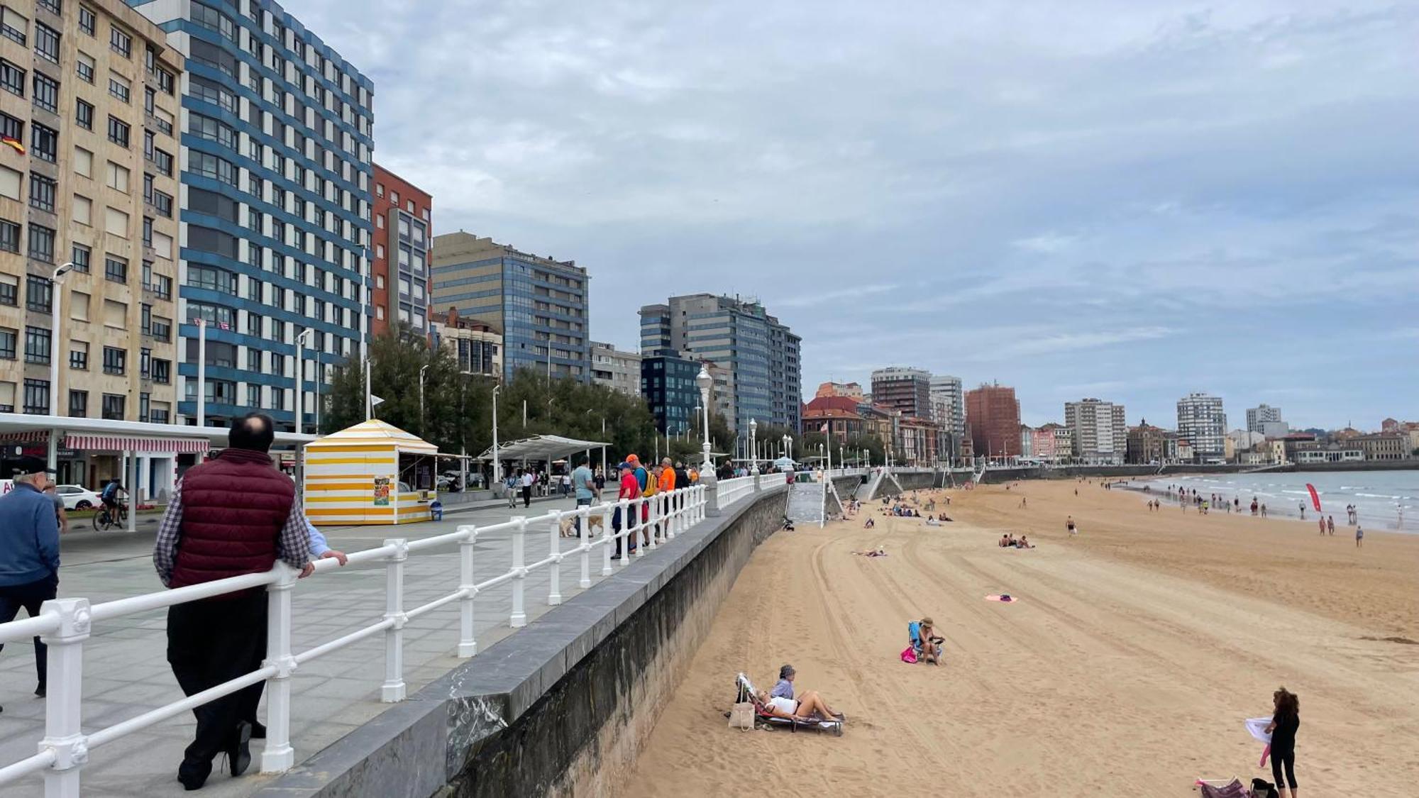 Apartamento Playa De Gijón Eksteriør bilde